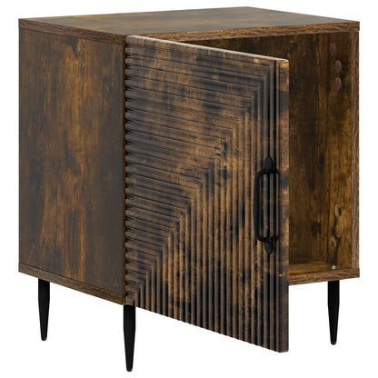 Bedside Cabinet 2 pcs Smoked Oak 43 x 34.5 x 50 cm