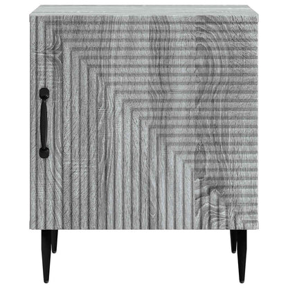 Bedside Cabinet 2 pcs Grey Sonoma 43 x 34.5 x 50 cm