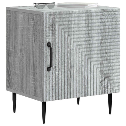 Bedside Cabinet 2 pcs Grey Sonoma 43 x 34.5 x 50 cm