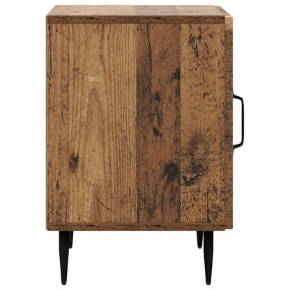 Bedside Cabinet Old Wood 43 x 34.5 x 50 cm Engineered Wood