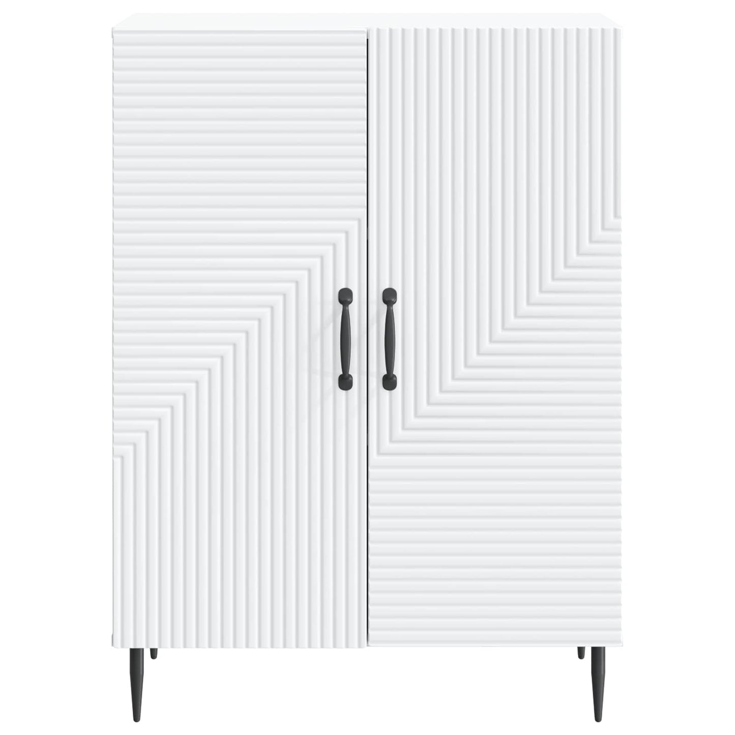 Sideboard White 66 x 34.5 x 89.5 cm Engineered Wood