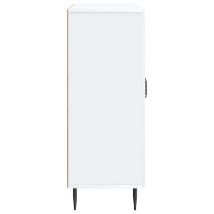 Sideboard White 66 x 34.5 x 89.5 cm Engineered Wood