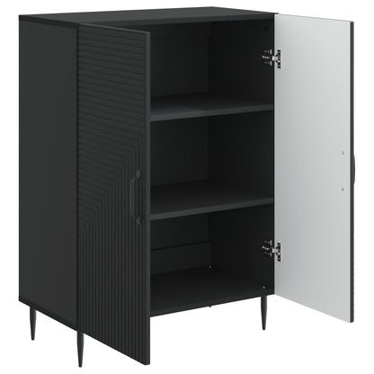 Sideboard Black 66 x 34.5 x 89.5 cm Engineered Wood
