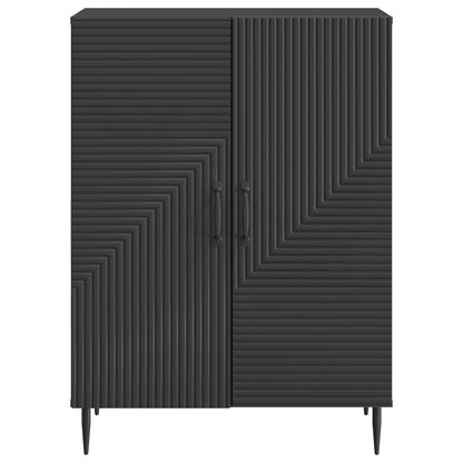 Sideboard Black 66 x 34.5 x 89.5 cm Engineered Wood