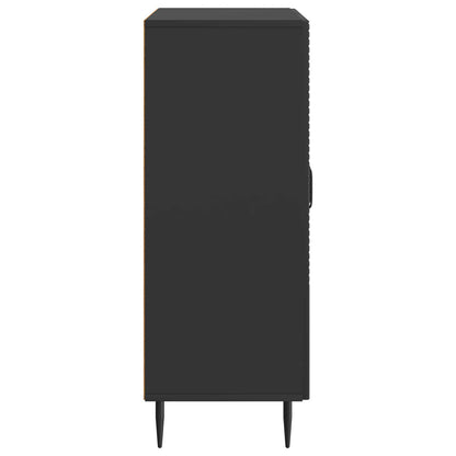 Sideboard Black 66 x 34.5 x 89.5 cm Engineered Wood