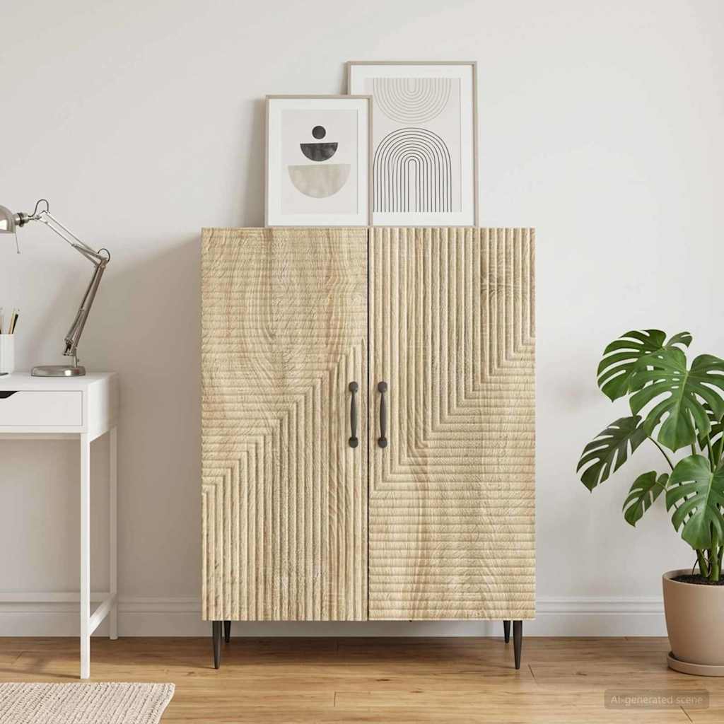 Sideboard Sonoma Oak 66 x 34.5 x 89.5 cm Engineered Wood
