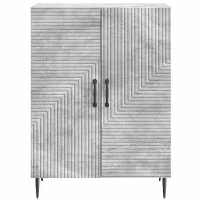 Sideboard Concrete Grey 66 x 34.5 x 89.5 cm Engineered Wood