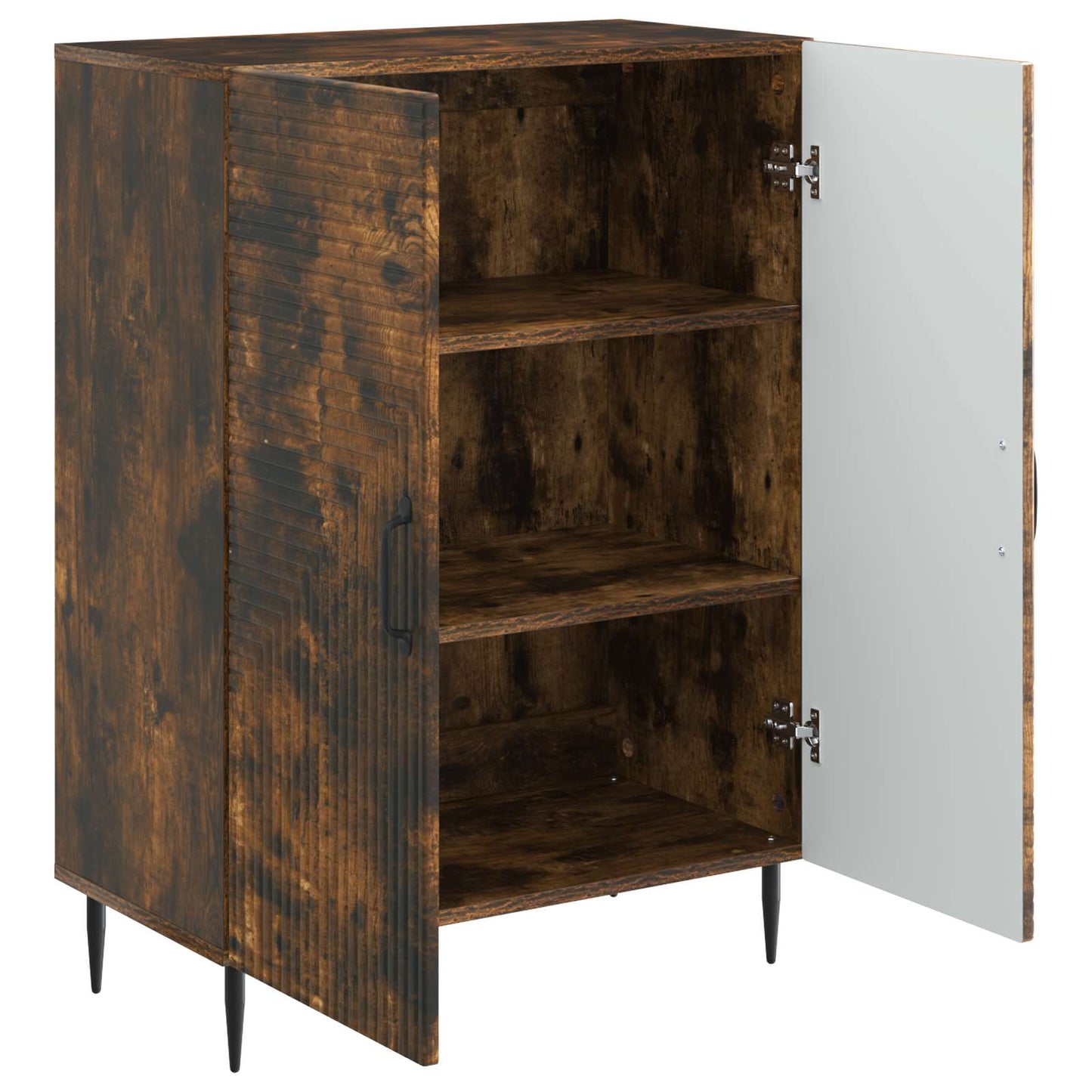 Sideboard Smoked Oak 66 x 34.5 x 89.5 cm Engineered Wood