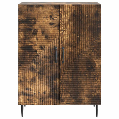 Sideboard Smoked Oak 66 x 34.5 x 89.5 cm Engineered Wood