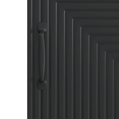 Sideboard Black 33 x 34.5 x 89.5 cm Engineered Wood