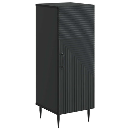 Sideboard Black 33 x 34.5 x 89.5 cm Engineered Wood