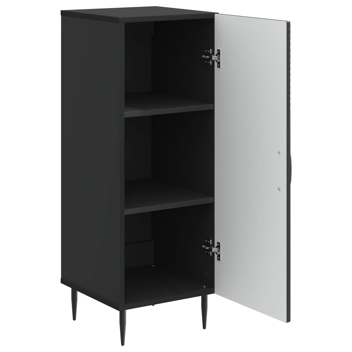 Sideboard Black 33 x 34.5 x 89.5 cm Engineered Wood