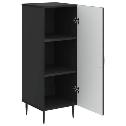 Sideboard Black 33 x 34.5 x 89.5 cm Engineered Wood