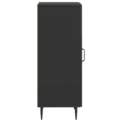 Sideboard Black 33 x 34.5 x 89.5 cm Engineered Wood