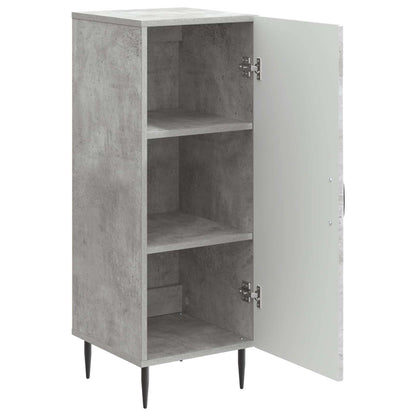 Sideboard Concrete Grey 33 x 34.5 x 89.5 cm Engineered Wood