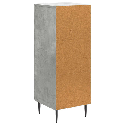 Sideboard Concrete Grey 33 x 34.5 x 89.5 cm Engineered Wood
