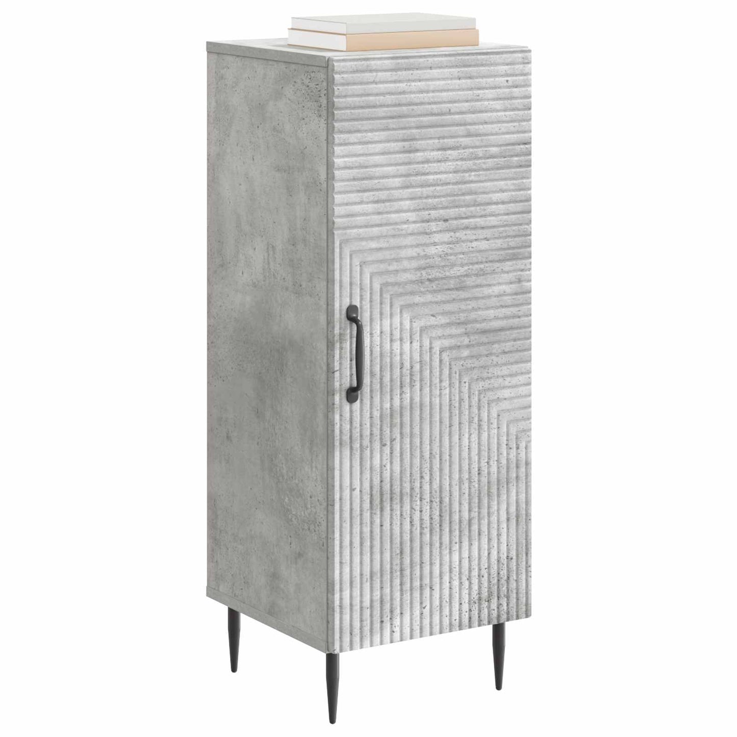 Sideboard Concrete Grey 33 x 34.5 x 89.5 cm Engineered Wood