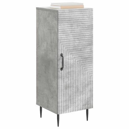 Sideboard Concrete Grey 33 x 34.5 x 89.5 cm Engineered Wood