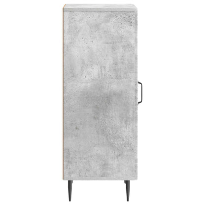 Sideboard Concrete Grey 33 x 34.5 x 89.5 cm Engineered Wood