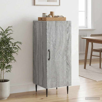 Sideboard Grey Sonoma 33 x 34.5 x 89.5 cm Engineered Wood