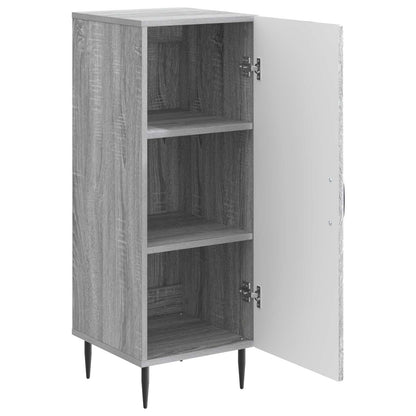 Sideboard Grey Sonoma 33 x 34.5 x 89.5 cm Engineered Wood