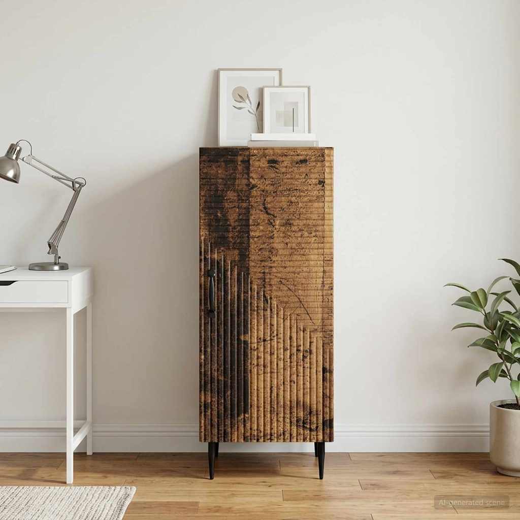 Sideboard Old Wood 33 x 34.5 x 89.5 cm Engineered Wood