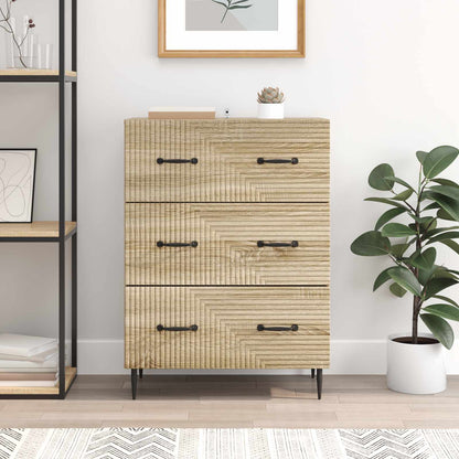 Drawer Cabinet Sonoma Oak 66 x 34.5 x 89.5 cm Engineered Wood