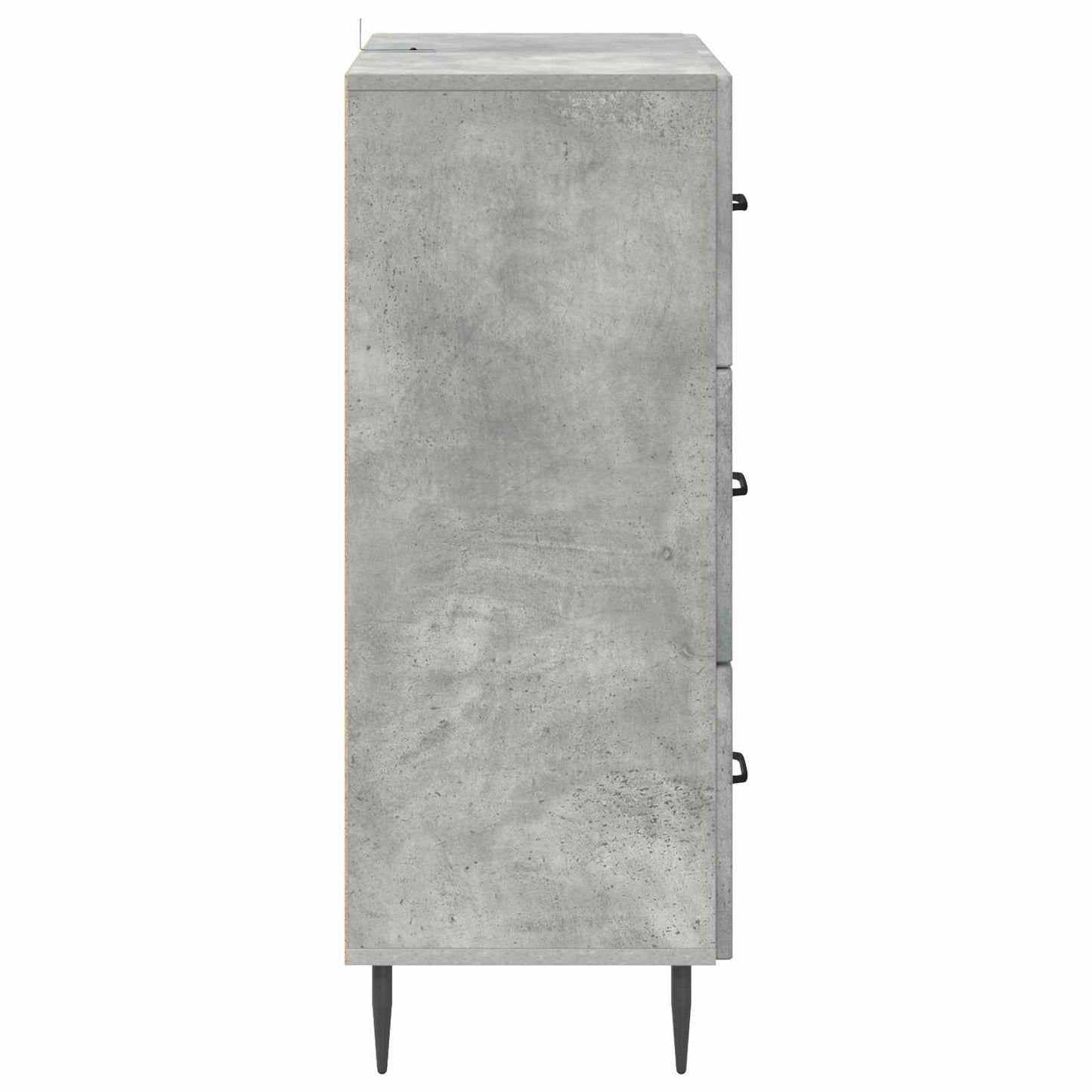 Drawer Cabinet Concrete Grey 66 x 34.5 x 89.5 cm