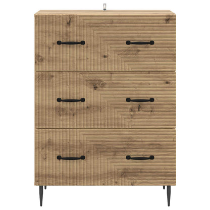 Drawer Cabinet Artisan Oak 66 x 34.5 x 89.5 cm Engineered Wood