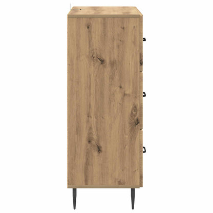 Drawer Cabinet 66 x 34.5 x 89.5 cm Engineered Wood Artisan Oak