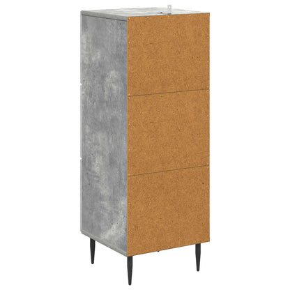 Drawer Cabinet Concrete Grey 33 x 34.5 x 89.5 cm