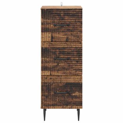 Drawer Cabinet Old Wood 33 x 34.5 x 89.5 cm Engineered Wood