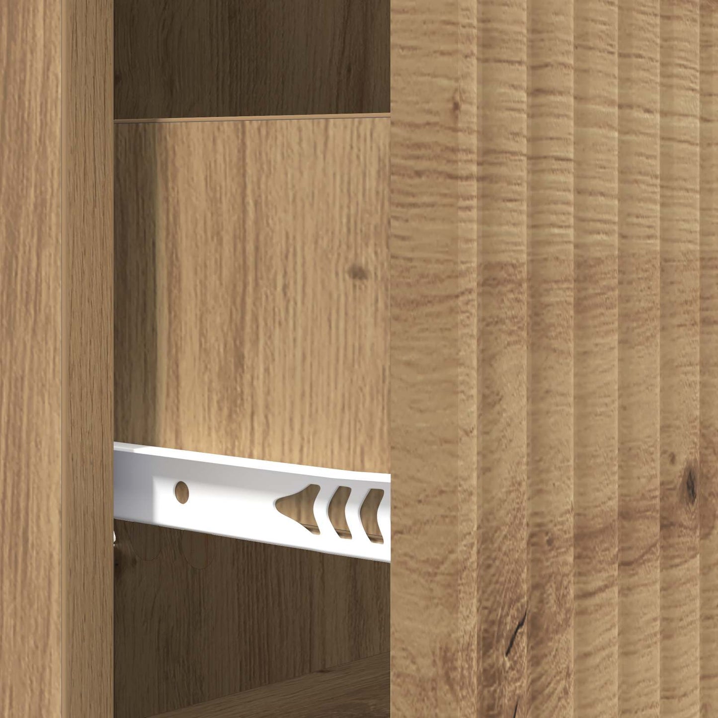 Drawer Cabinet 33 x 34.5 x 89.5 cm Engineered Wood Artisan Oak