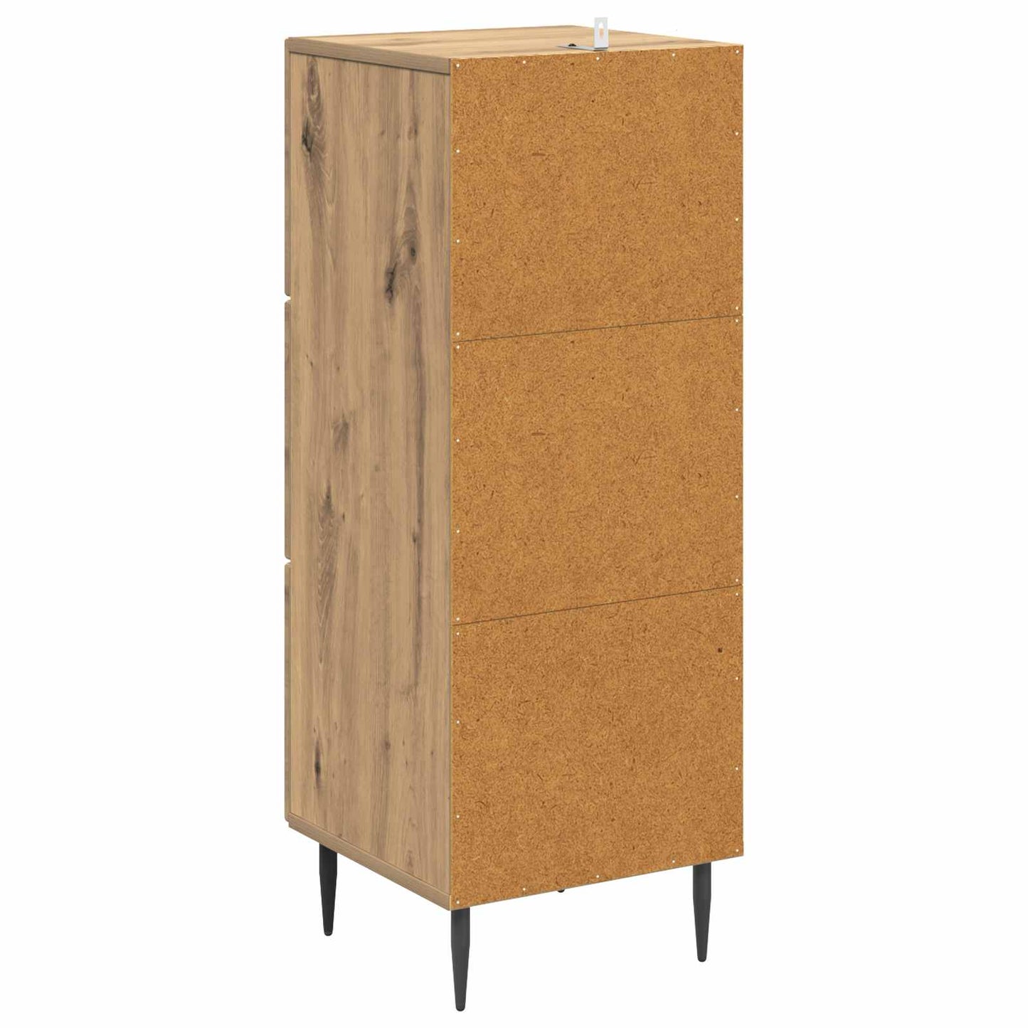 Drawer Cabinet 33 x 34.5 x 89.5 cm Engineered Wood Artisan Oak