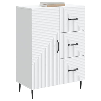 Sideboard with Drawer White 66 x 34.5 x 89.5 cm Engineered Wood