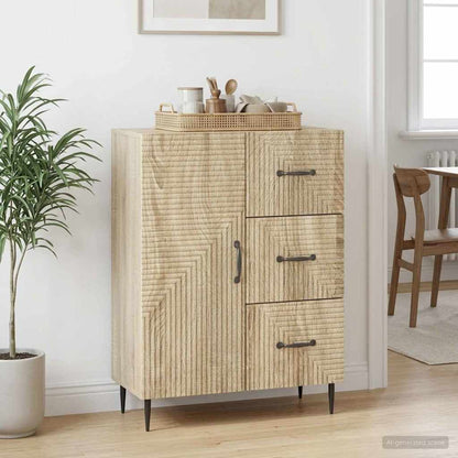 Sideboard Sonoma Oak 66 x 34.5 x 89.5 cm Engineered Wood