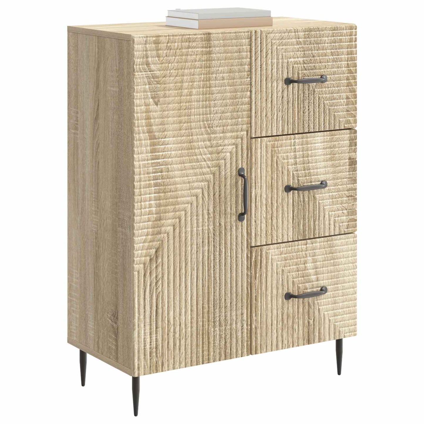Sideboard Sonoma Oak 66 x 34.5 x 89.5 cm Engineered Wood