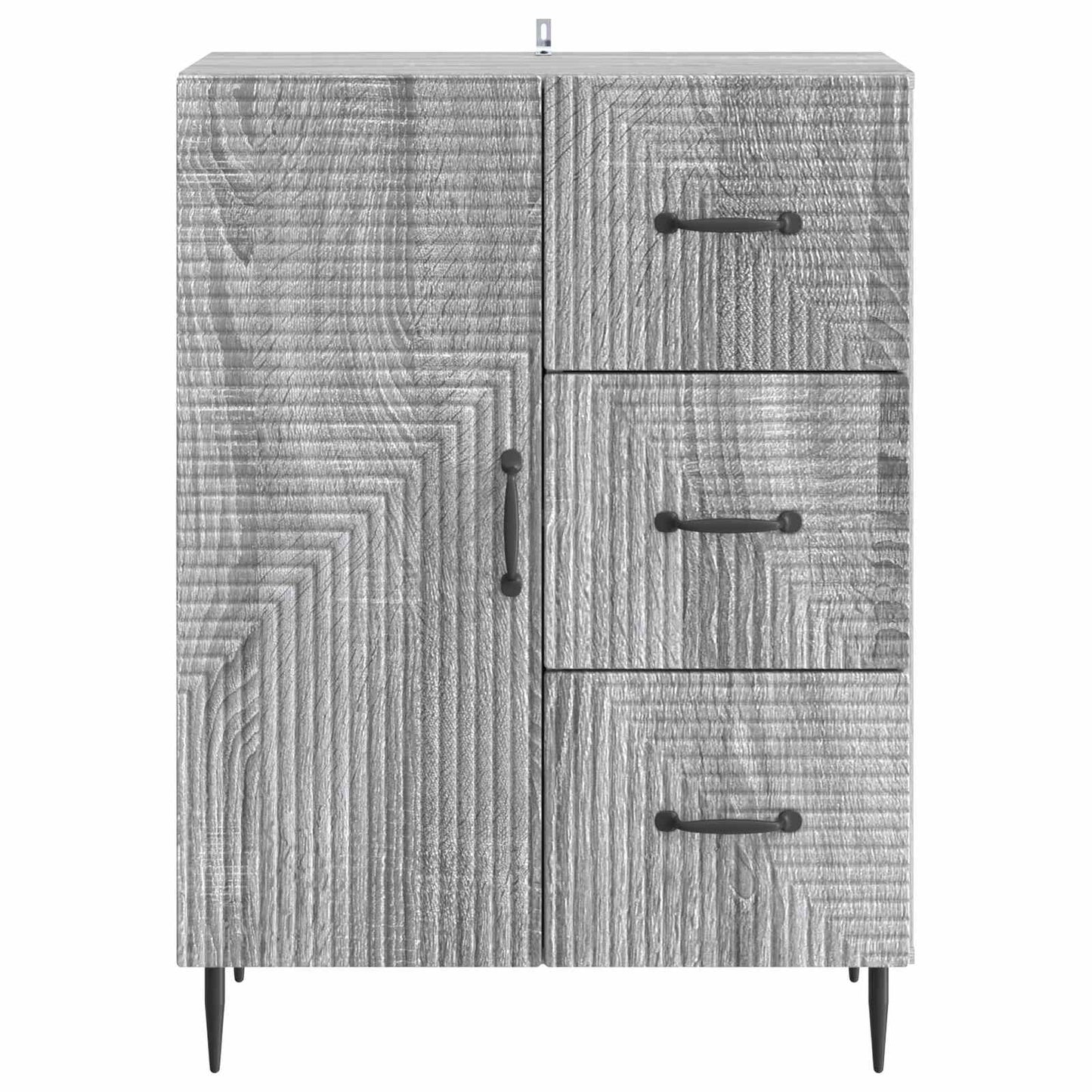 Sideboard Grey Sonoma 66 x 34.5 x 89.5 cm Engineered Wood