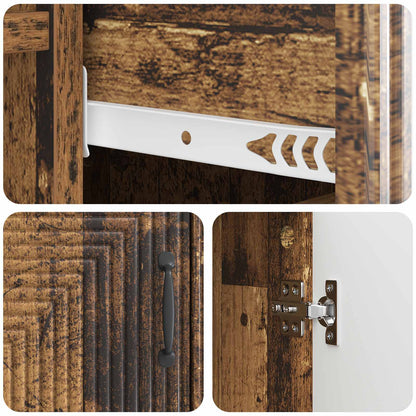 Sideboard Old Wood 66 x 34.5 x 89.5 cm Engineered Wood