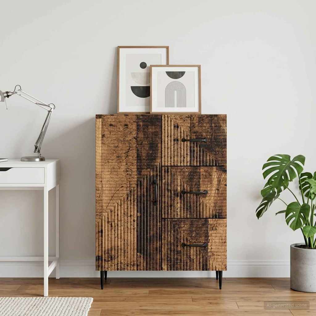 Sideboard Old Wood 66 x 34.5 x 89.5 cm Engineered Wood
