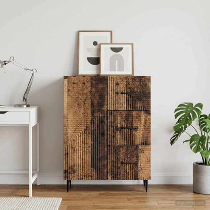 Sideboard Old Wood 66 x 34.5 x 89.5 cm Engineered Wood