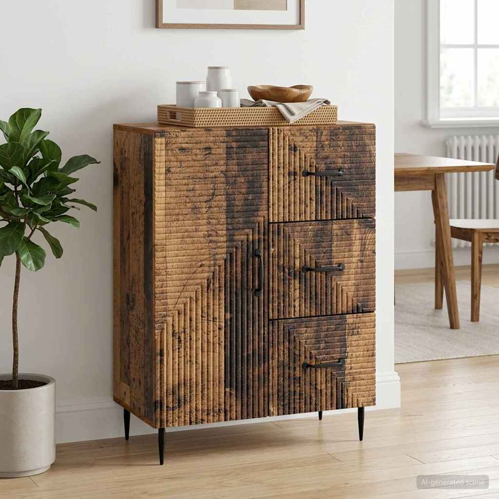 Sideboard Old Wood 66 x 34.5 x 89.5 cm Engineered Wood