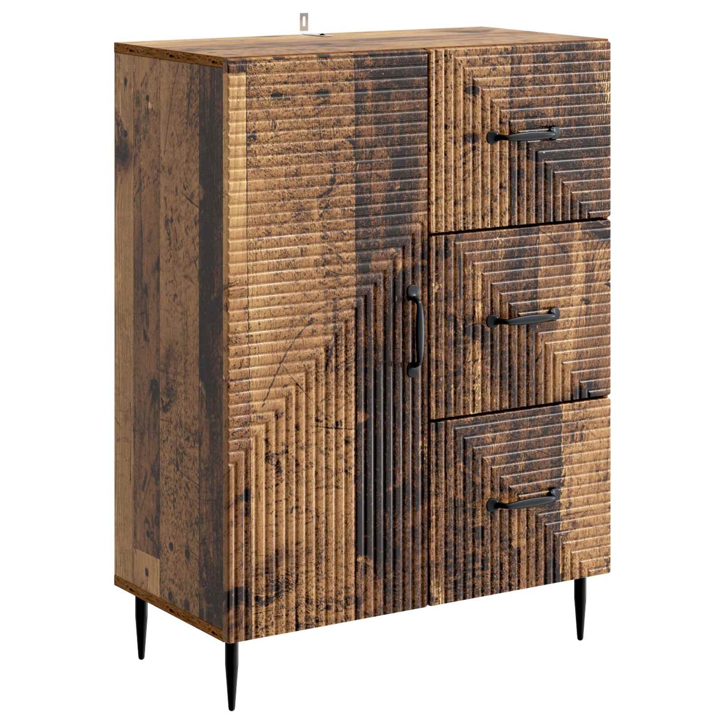 Sideboard Old Wood 66 x 34.5 x 89.5 cm Engineered Wood