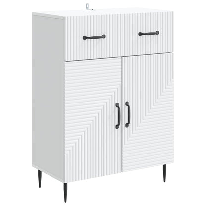 Sideboard with Drawer White 66 x 34.5 x 89.5 cm Engineered Wood