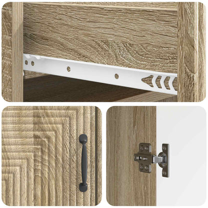 Sideboard Sonoma Oak 66 x 34.5 x 89.5 cm Engineered Wood