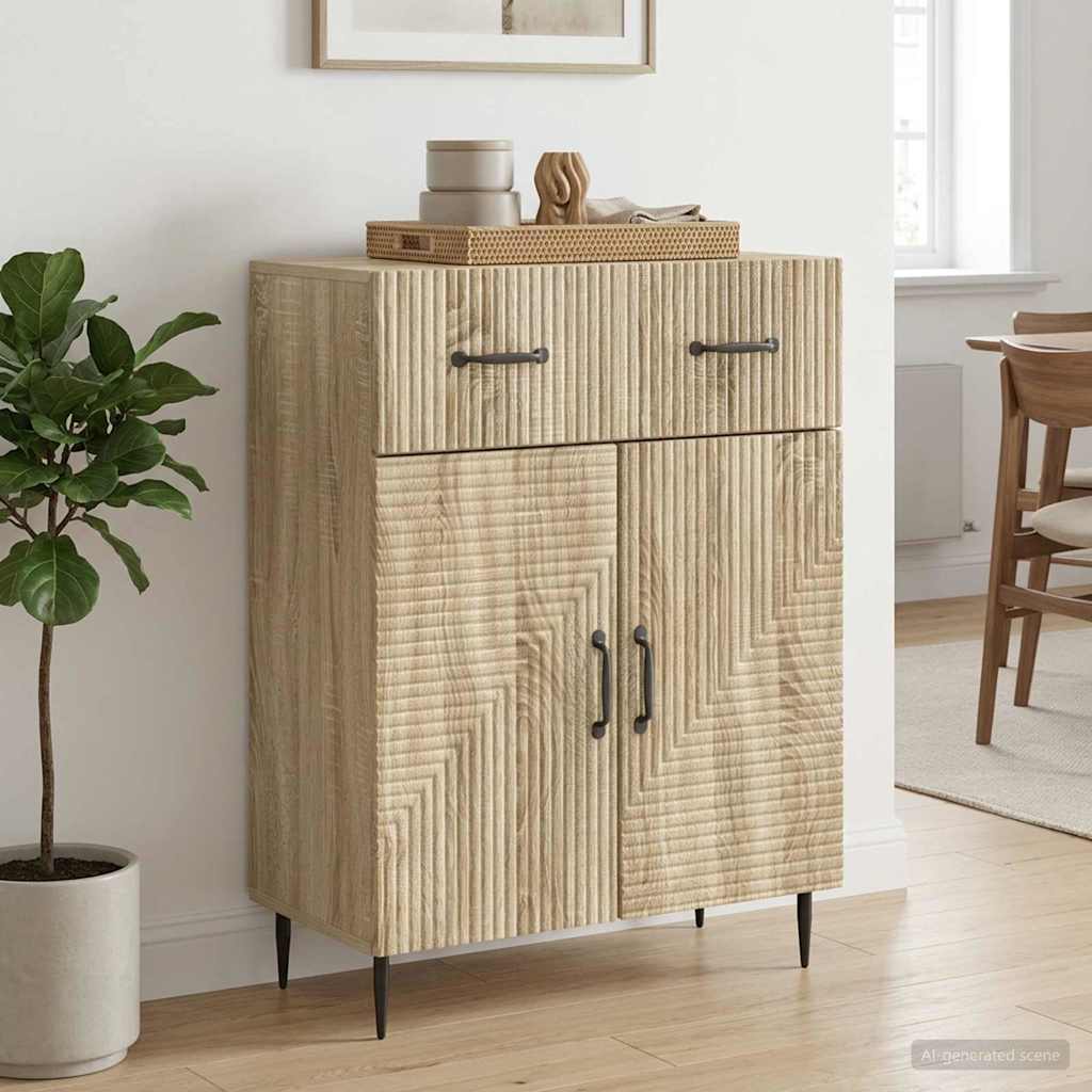 Sideboard Sonoma Oak 66 x 34.5 x 89.5 cm Engineered Wood