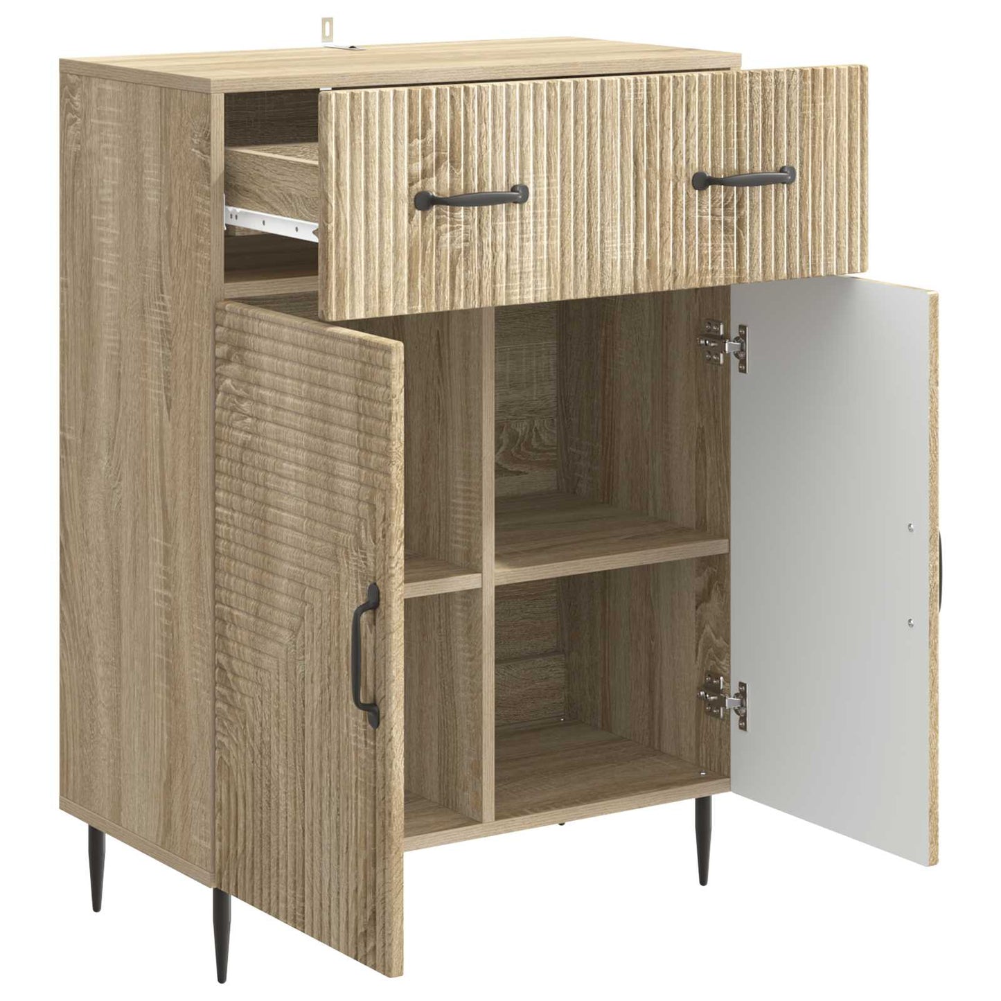 Sideboard Sonoma Oak 66 x 34.5 x 89.5 cm Engineered Wood