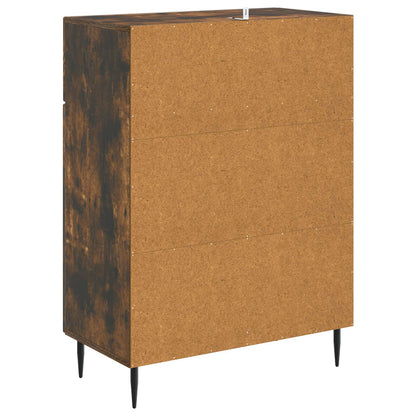 Sideboard Smoked Oak 66 x 34.5 x 89.5 cm Engineered Wood