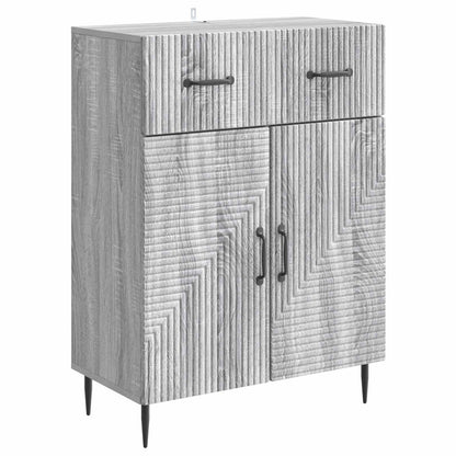 Sideboard Grey Sonoma 66 x 34.5 x 89.5 cm Engineered Wood
