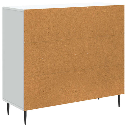 Sideboard White 89 x 34.5 x 80 cm Engineered Wood